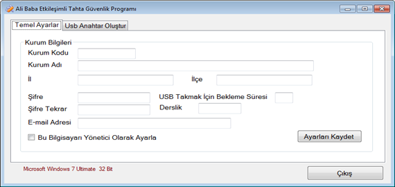 AliBaba Fatih Projesi Etkileşimli Tahta Güvenlik Programı Yayında